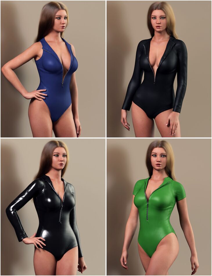 Zipped Bodysuit for Genesis 9_DAZ3DDL