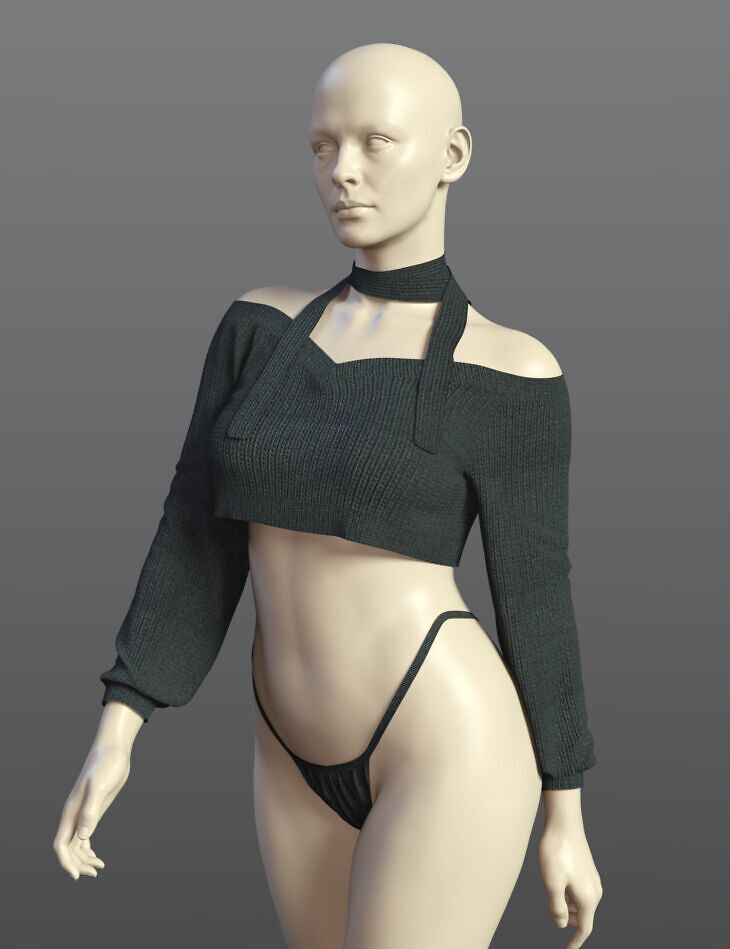 dForce SPR Strapless Suit for Genesis 9_DAZ3DDL