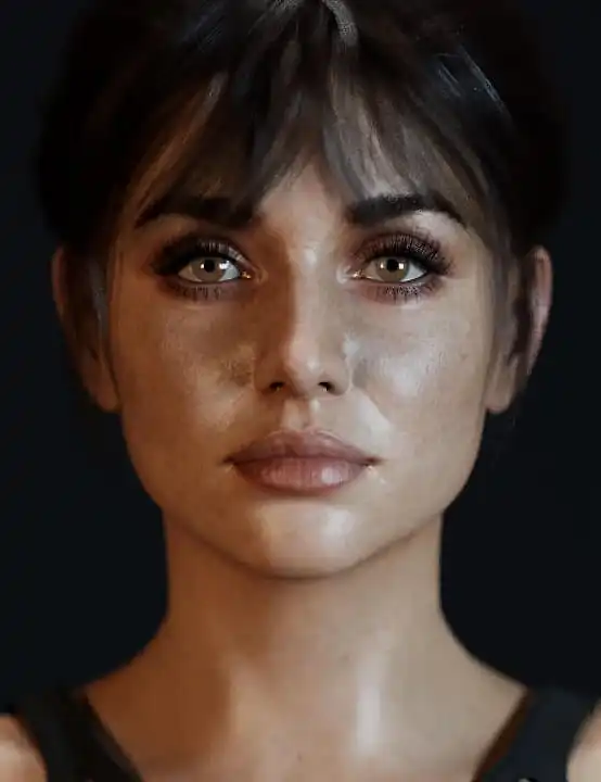 Anne de Palmiras 3D Model_DAZ3DDL