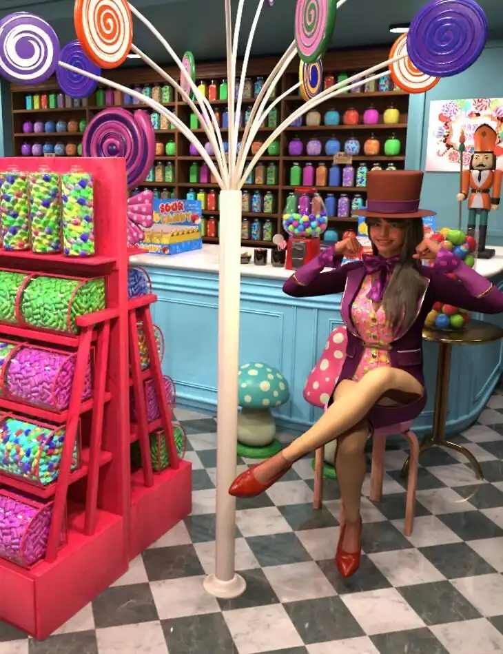 FG Candy Shop Bundle_DAZ3D下载站
