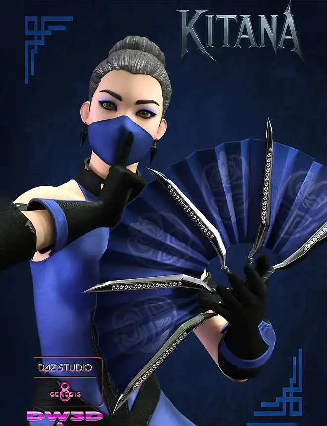 FN Kitana for G8F_DAZ3DDL