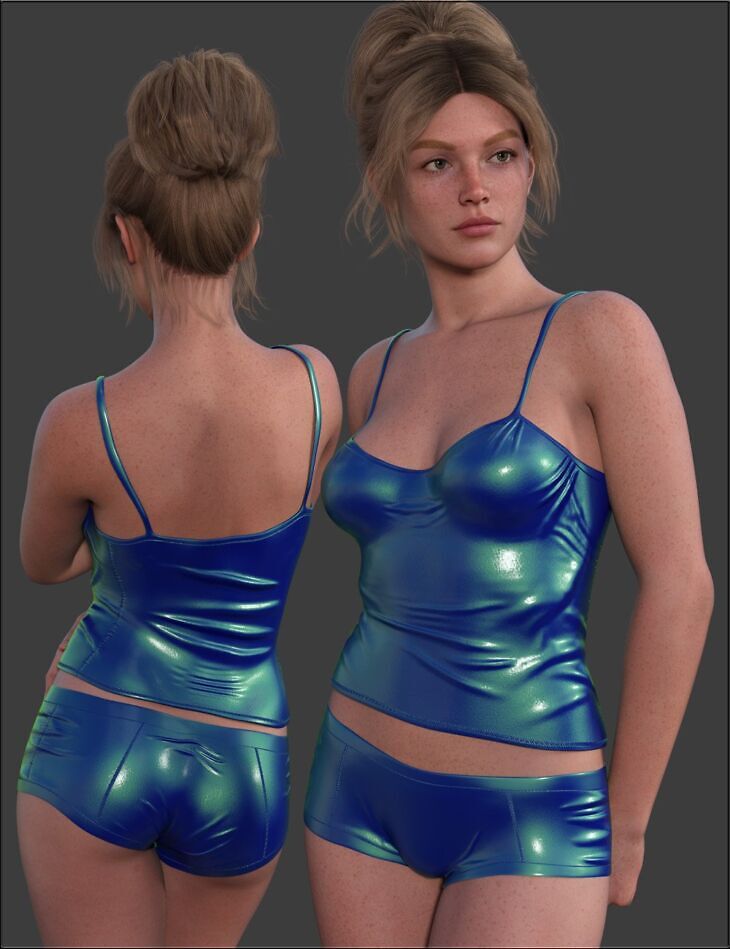 Faxhion – CB Back to Basics 01 Texture Add-On_DAZ3D下载站