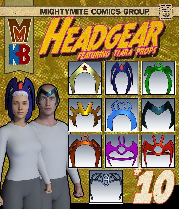 Headgear 010 MMKBG_DAZ3D下载站