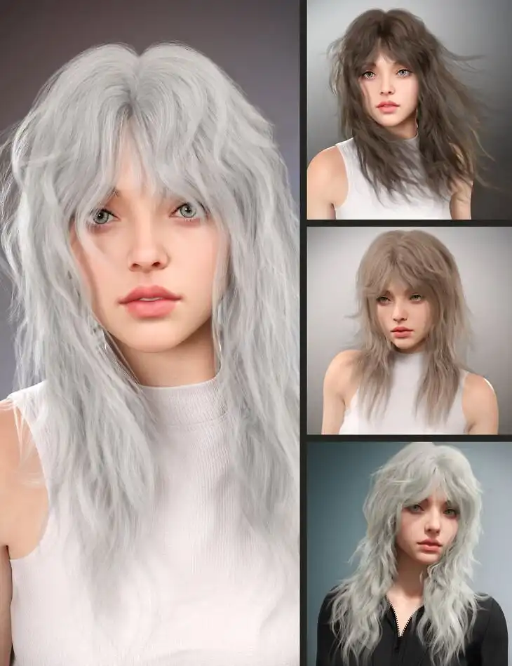 MB Cheryll Hair and MB Cheryll for Genesis 9 Feminine_DAZ3D下载站