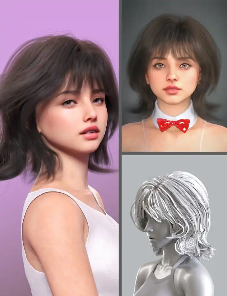 MB Wendee Hair and MB Wendee for Genesis 9 Feminine_DAZ3DDL
