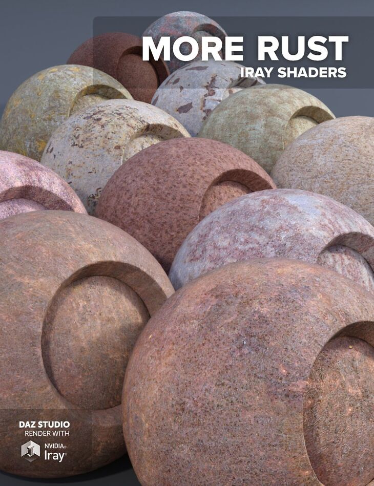 More Rust – Iray Shaders_DAZ3D下载站