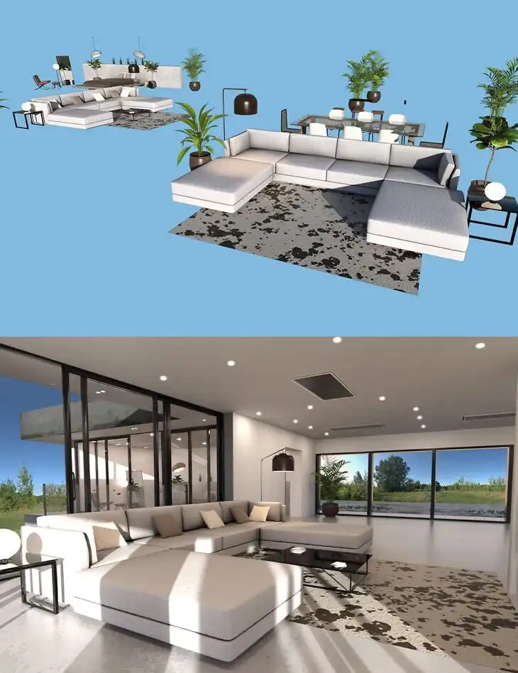 Residential House Builder Props_DAZ3DDL