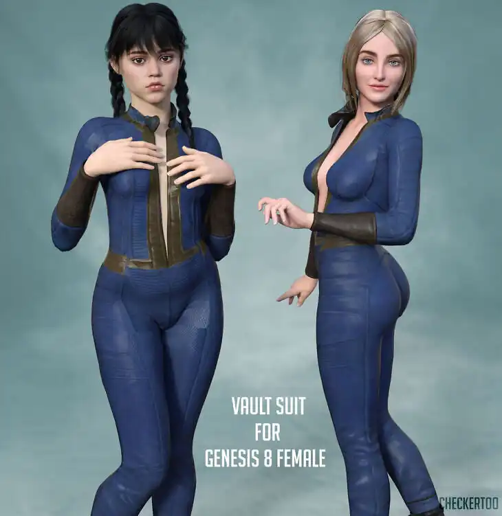 Vault Suit For G8F_DAZ3DDL