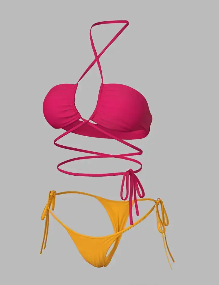 dForce SU Beach Vacation Bikini for Genesis 9, 8.1, and 8 Female_DAZ3DDL