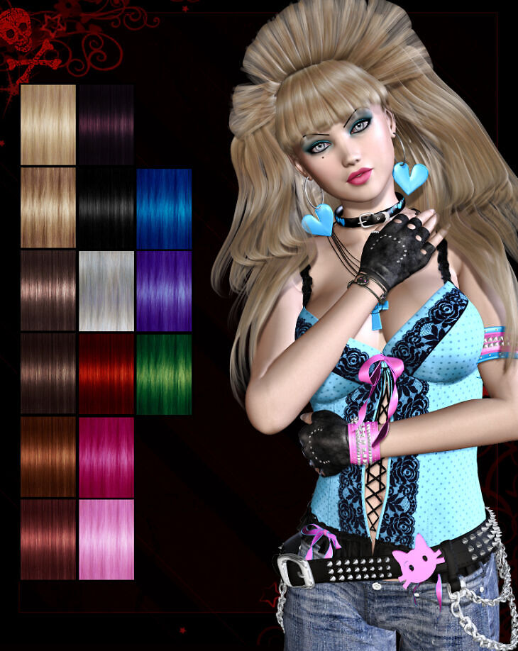 80’s Hair for V4,A4,G4_DAZ3DDL