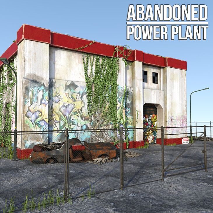 Abandoned Power Plant for Daz Studio_DAZ3D下载站