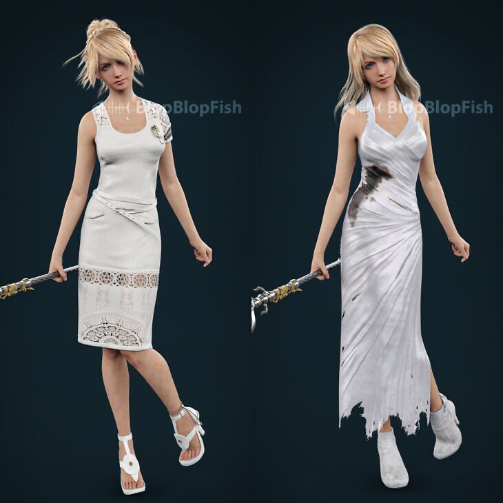 FFXV Lunafreya for G8F_DAZ3D下载站