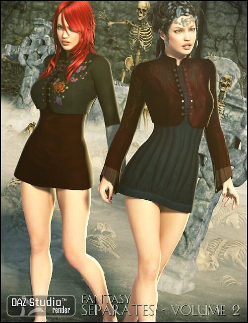 Fantasy Separates Vol 2_DAZ3D下载站