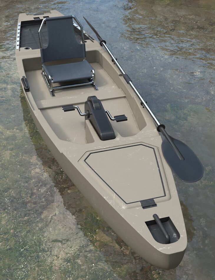 Fishing Kayak_DAZ3D下载站