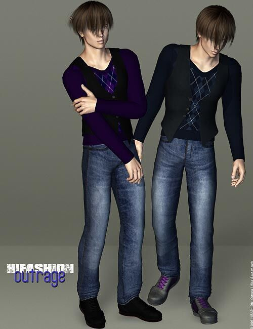 HIGHFASHION: Outrage for M4H4_DAZ3D下载站