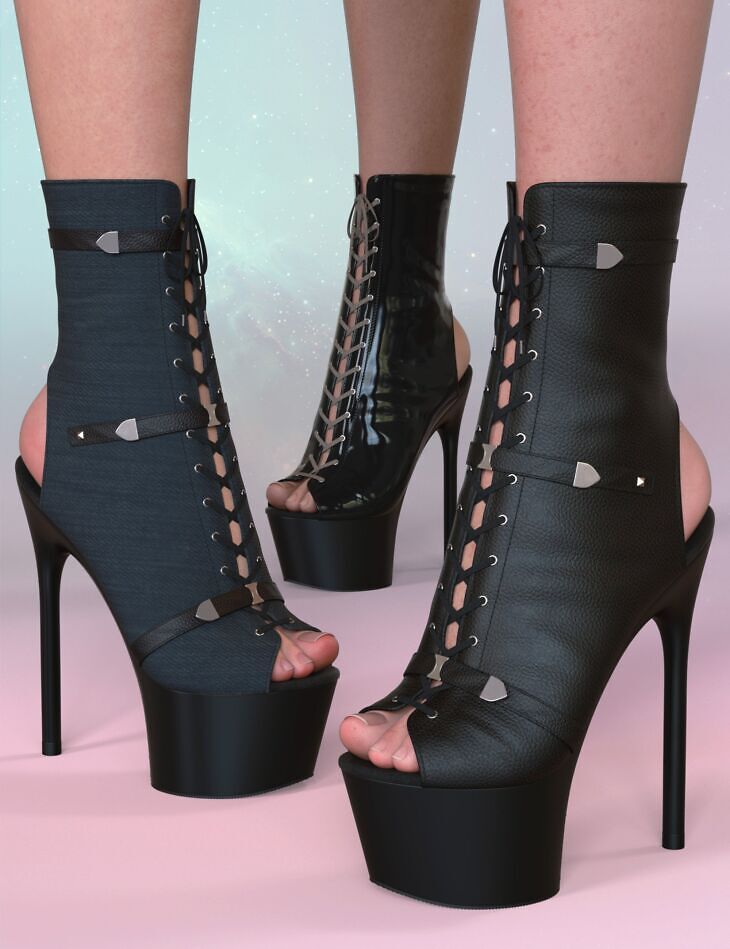 Jessie Ankle Boots for Genesis 9 and 8 Female_DAZ3DDL