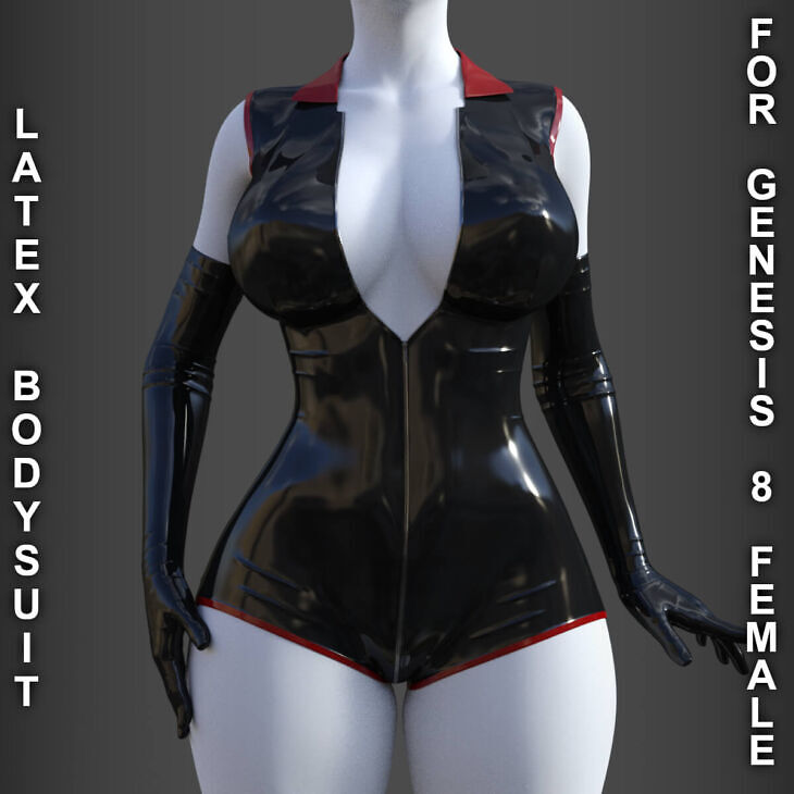 Latex Bodysuit 1 for Genesis 8 Females_DAZ3DDL