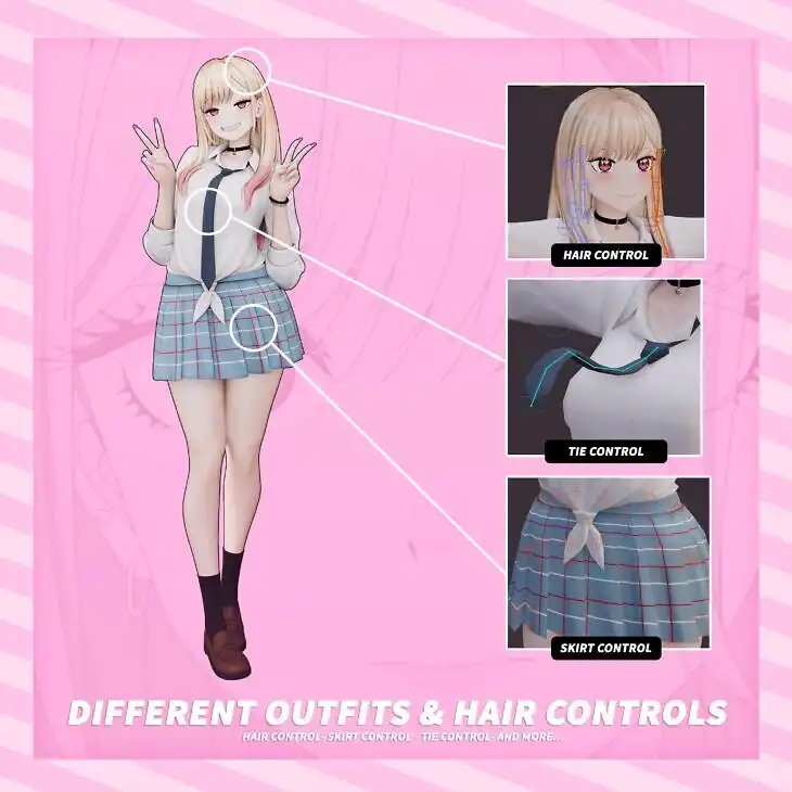 Marin 3D Model_DAZ3D下载站