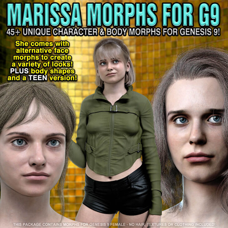 Marissa Morphs for Genesis 9_DAZ3D下载站
