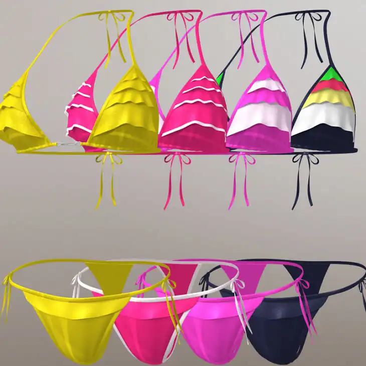 Mul-Layer Bikini_DAZ3D下载站