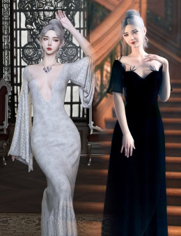 Noki Eleanora HD用于创世纪9束 - Noki Eleanora HD for Genesis 9 Bundle_DAZ3D下载站