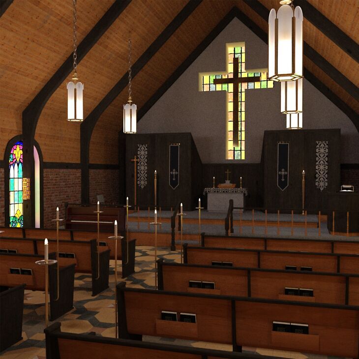 SAMANT Church_DAZ3D下载站