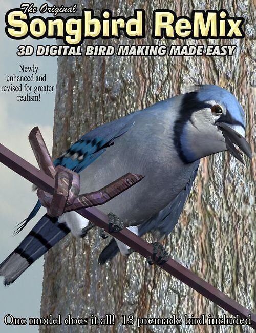 Songbird ReMix_DAZ3D下载站