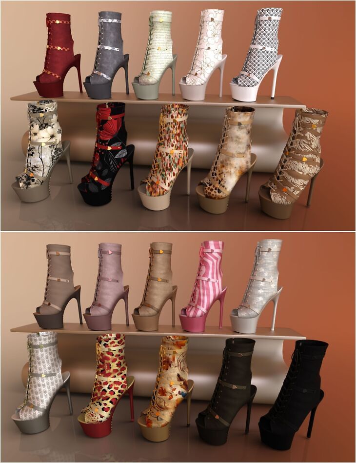 Styles Add-On For Jessie Ankle Boots_DAZ3DDL