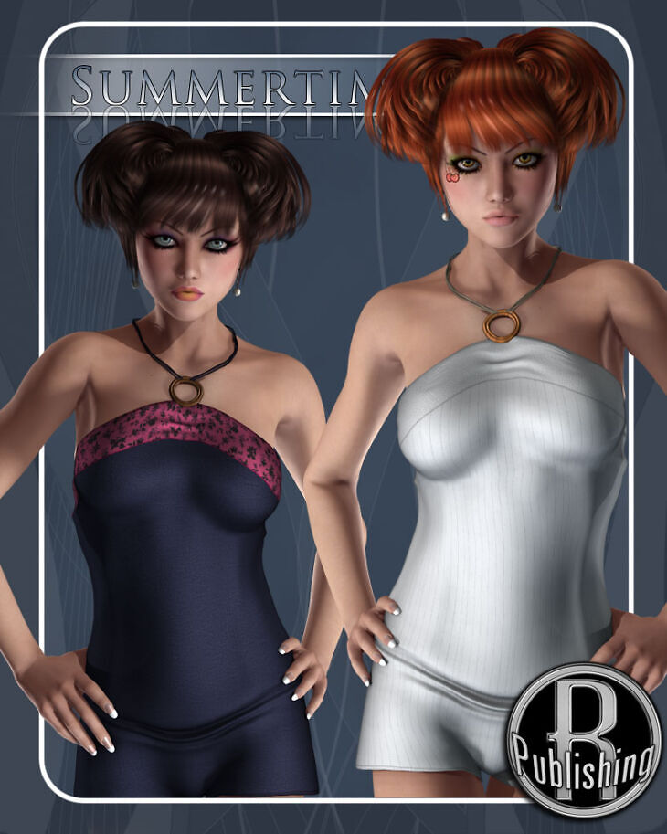 Summertime Clothing for V4, A4, G4_DAZ3DDL