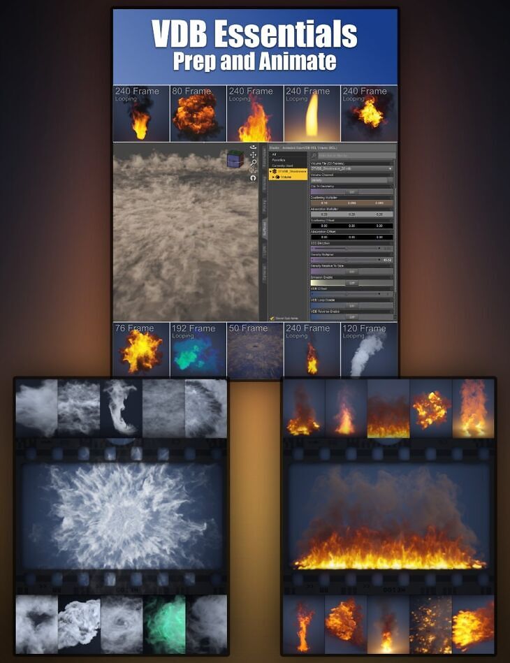 VDB Essentials – Prep and Animate Bundle_DAZ3D下载站