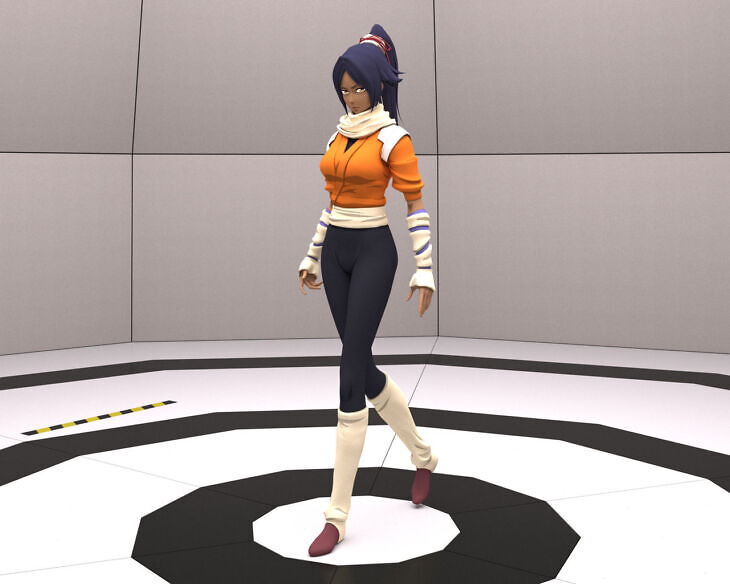 Yoruichi Seireitai Outfit for G9_DAZ3DDL