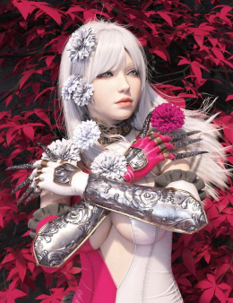 创世纪的ZK Maese Hellequin装甲9 - ZK Maese Hellequin Armor for Genesis 9_DAZ3D下载站