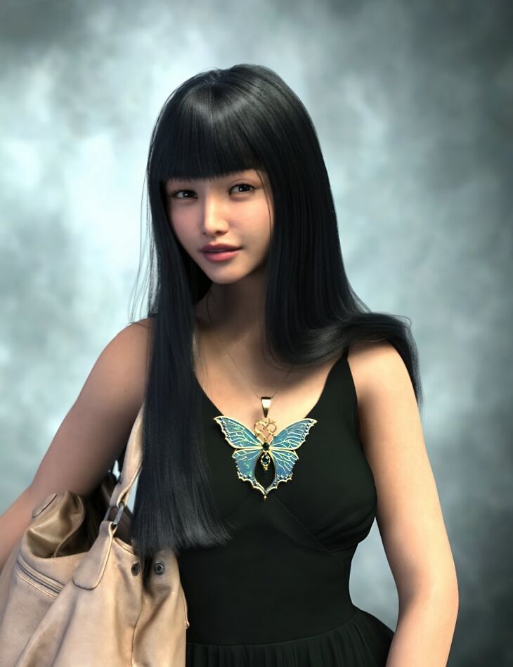 dForce Laurelei Lee Hair For Genesis 9_DAZ3DDL