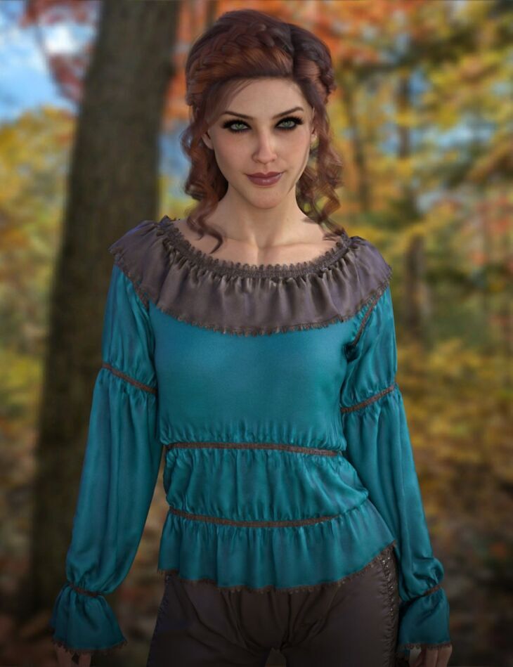 dForce Singles: Trinity for Genesis 9 and 8 Female_DAZ3D下载站