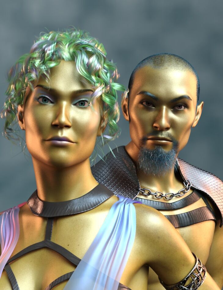 AB Golden People for Genesis 9_DAZ3D下载站