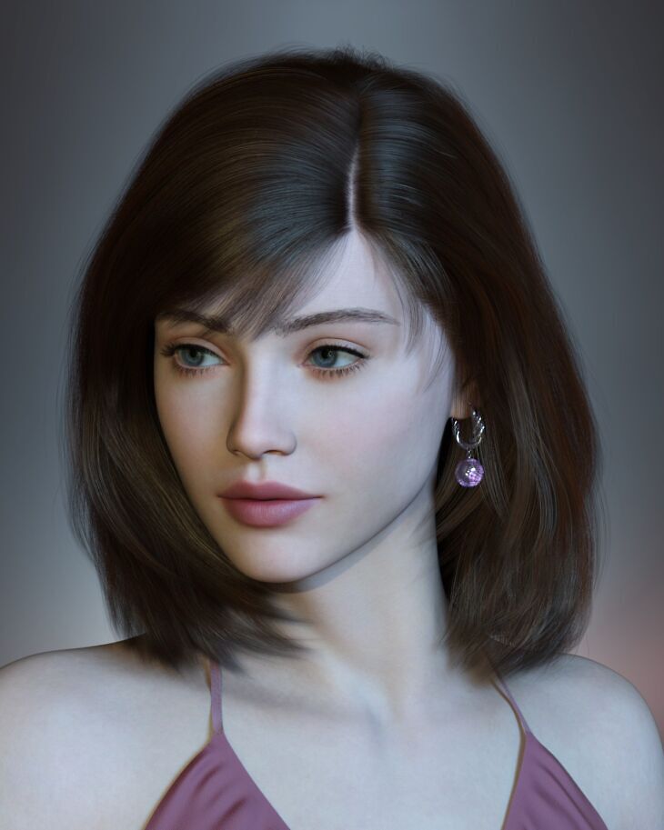 ALO Smaroula Hair for Genesis 9, 8 and 8.1 Females_DAZ3D下载站