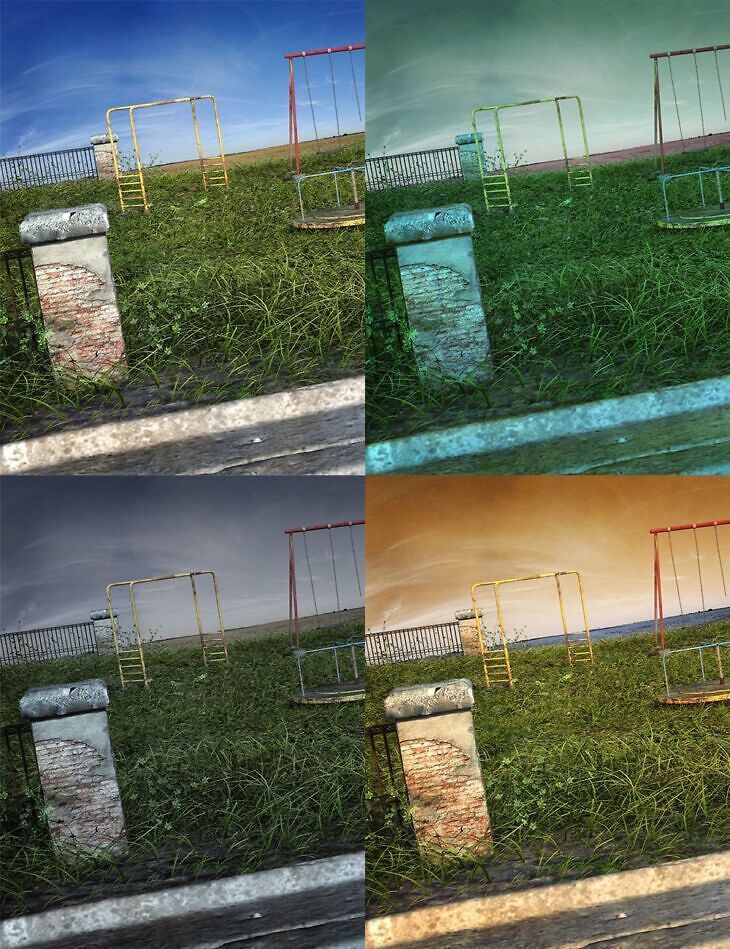 After School Hangout Lights_DAZ3D下载站
