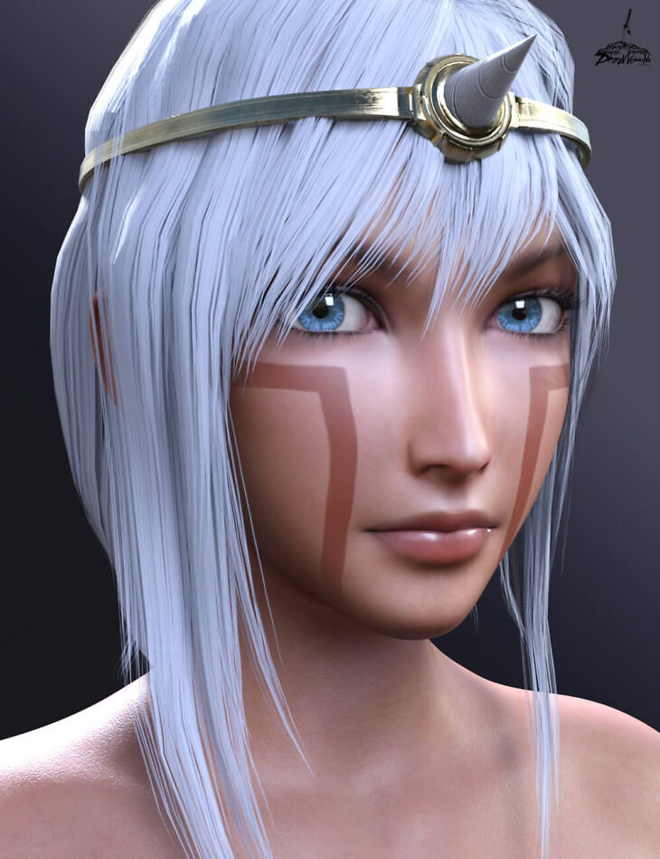 Ancient Tribal Goddess for Genesis 8 and 8.1 Female_DAZ3DDL