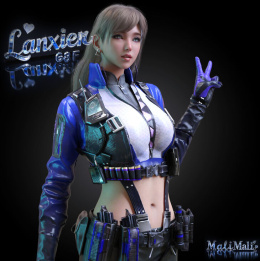 cf lanxier捆绑包G8F - CF Lanxier Bundle for G8F_DAZ3D下载站