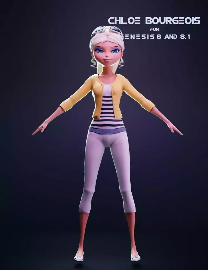 Chloe Bourgeois For Genesis 8 and 8.1 Female_DAZ3DDL