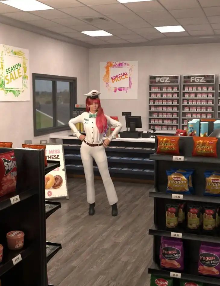 FG Road Side Gas Station Bundle_DAZ3DDL