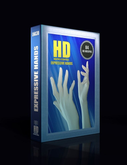 HD Essentials表达创世记9 - HD Essentials Expressive Hands for Genesis 9_DAZ3D下载站
