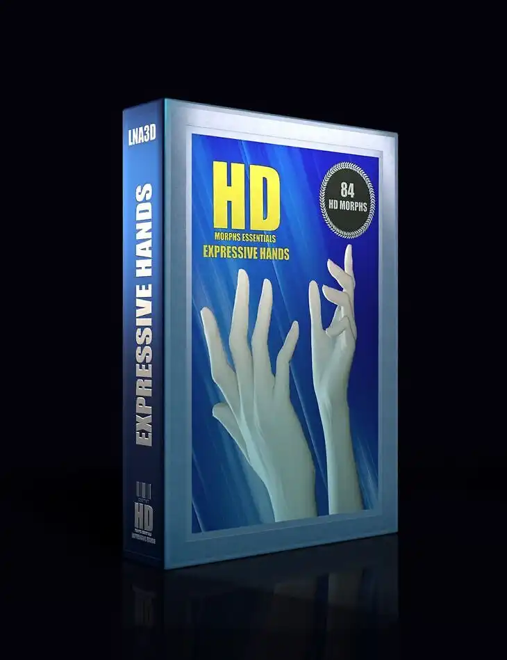 HD Essentials Expressive Hands for Genesis 9_DAZ3DDL