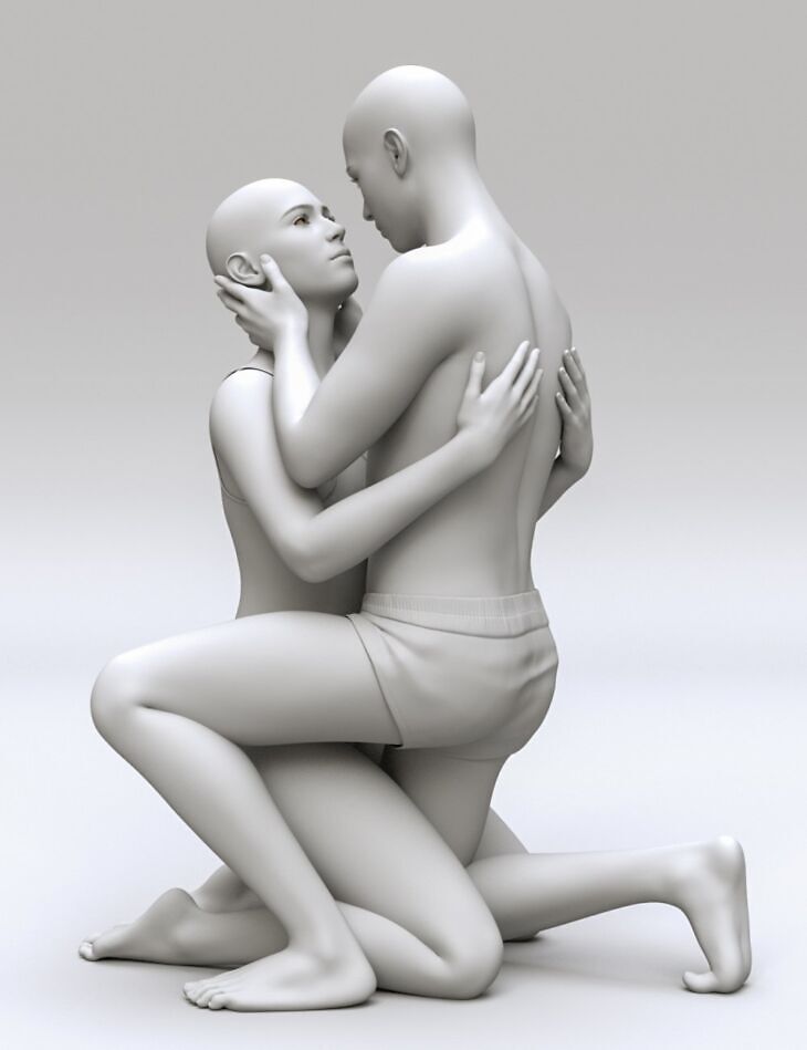 HL Romance Poses for Genesis 8 and 9_DAZ3D下载站