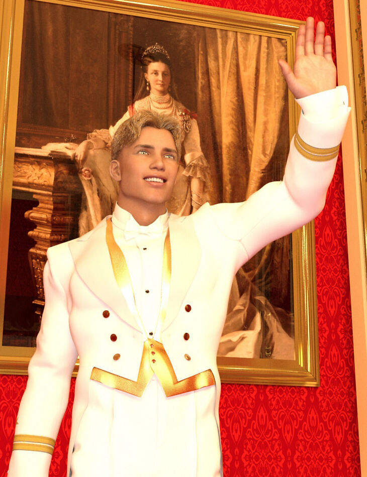 HRH Prince Nicholas for Genesis 8.1 Male_DAZ3D下载站