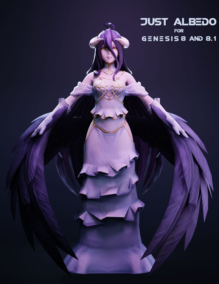 Just Albedo For Genesis 8 and 8.1 Female_DAZ3D下载站