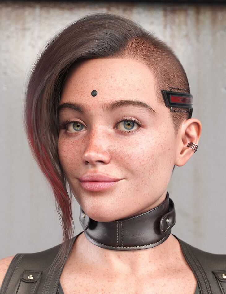 LI Grunge-Fest Hair for Genesis 9_DAZ3D下载站