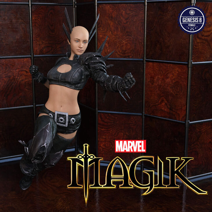 Marvel Magik Outfit for G8F_DAZ3D下载站