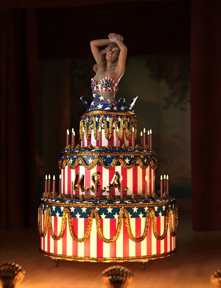 Pop Out Cake_DAZ3D下载站