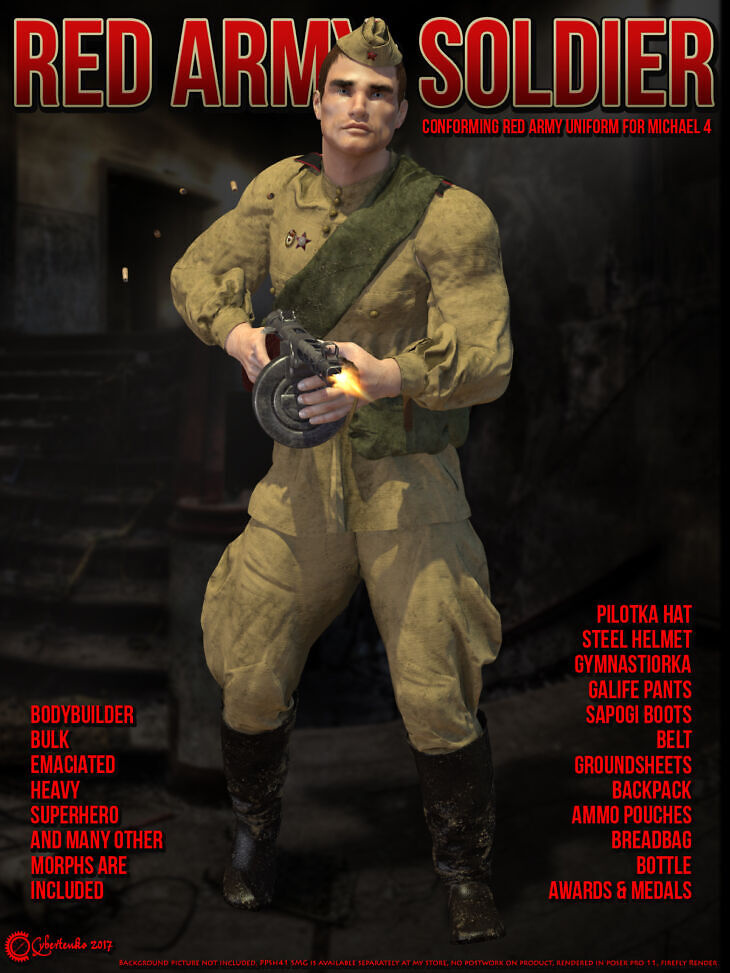 Red Army: Soldier_DAZ3D下载站